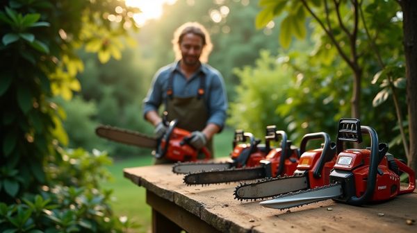 Choisir la tronçonneuse adaptée pour l'entretien de votre jardin