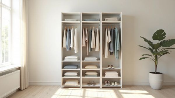 Choisir le kit dressing adapté à vos espaces de rangement