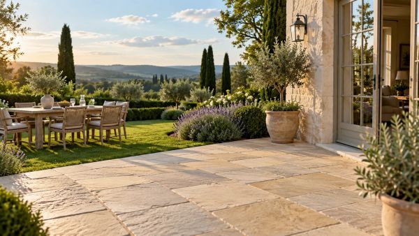 Sélectionnez le pavé grès Kandla pour embellir votre extérieur